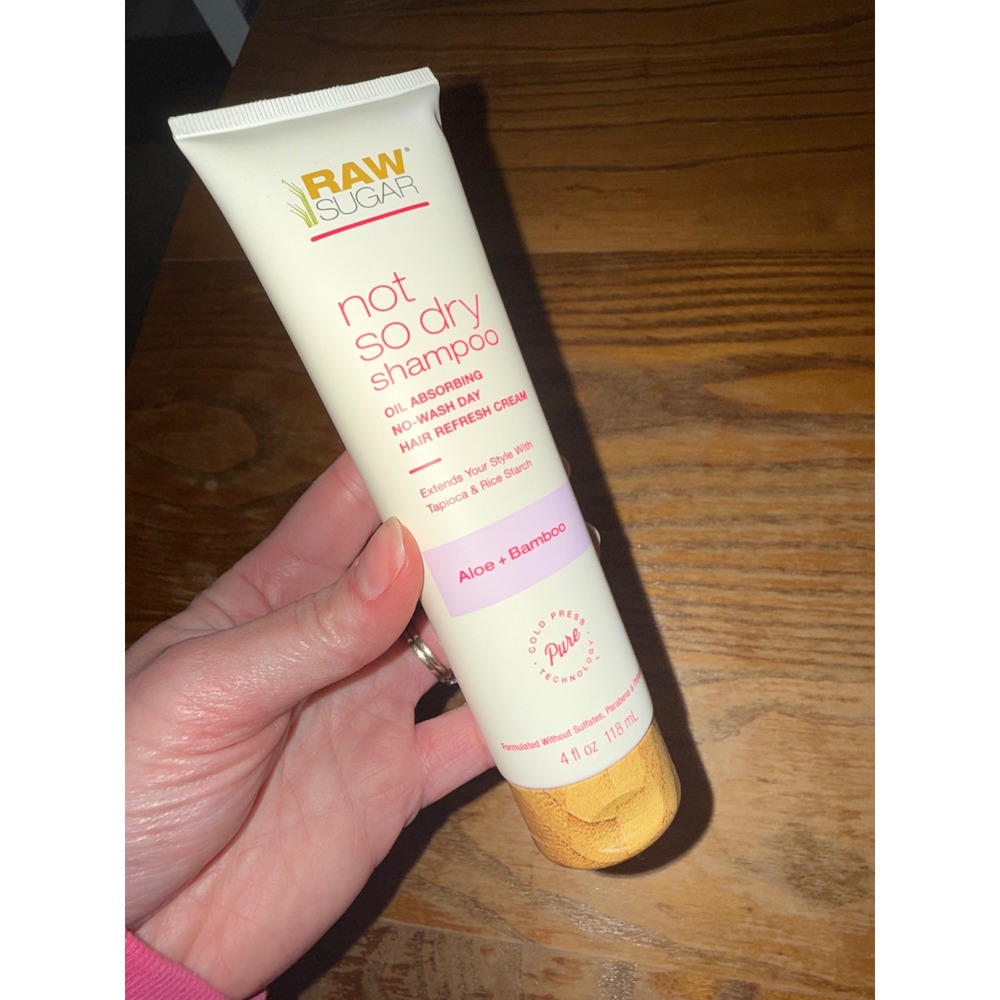 Raw Sugar Not So Dry Shampoo Hair Refresh Cream Aloe Bamboo‎ 4oz Oil Absorbing - Picture 3 of 5